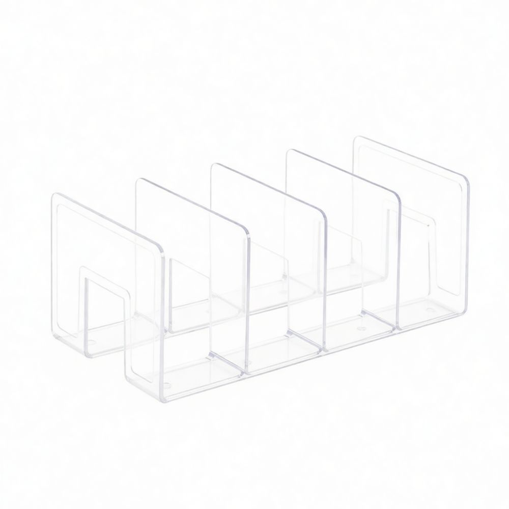 Clear Acrylic Book Stand Holder - Organizador de escritorio de acrílico, soporte