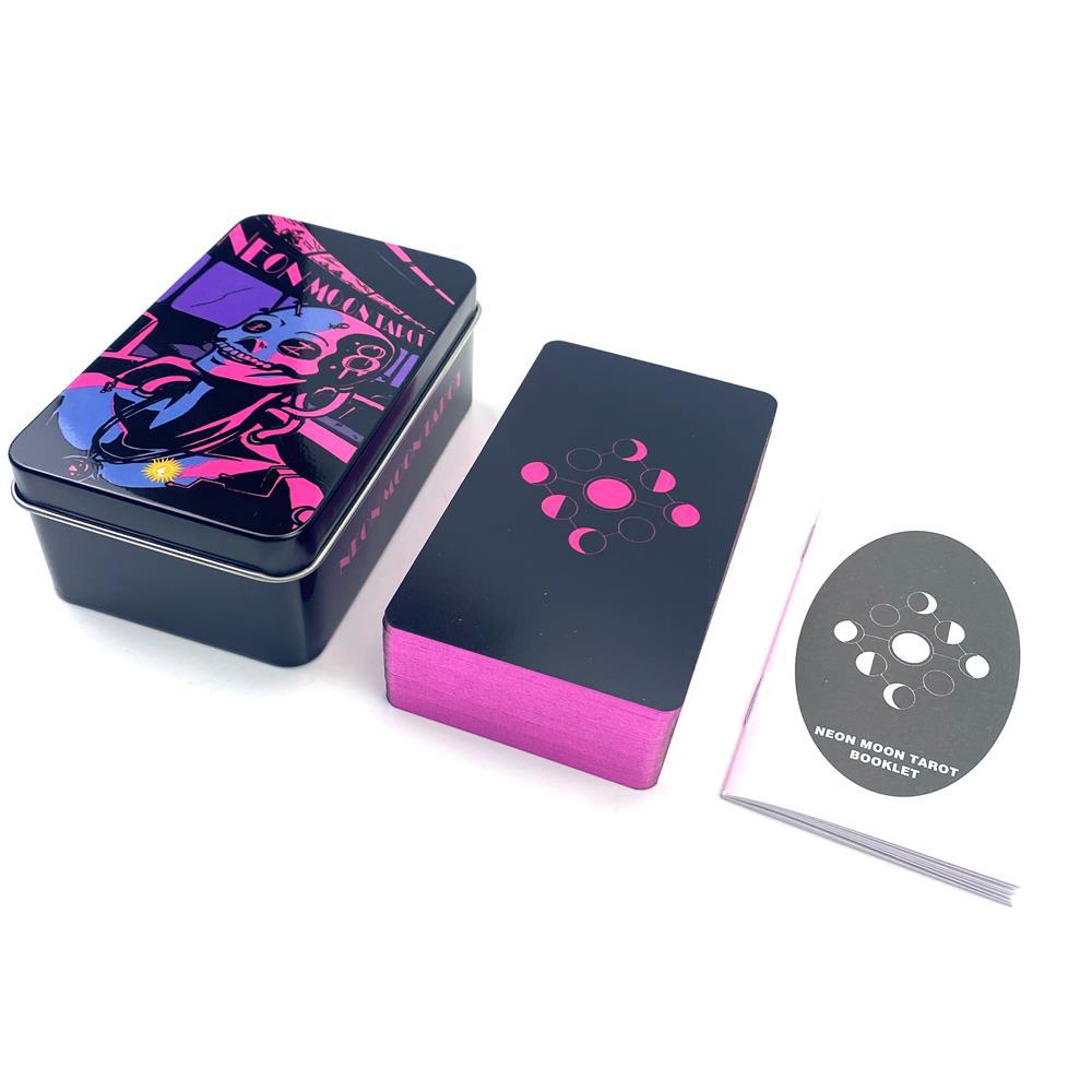 Tarot Deck With Guidebook - Cartas de Tarot Neon Moon con