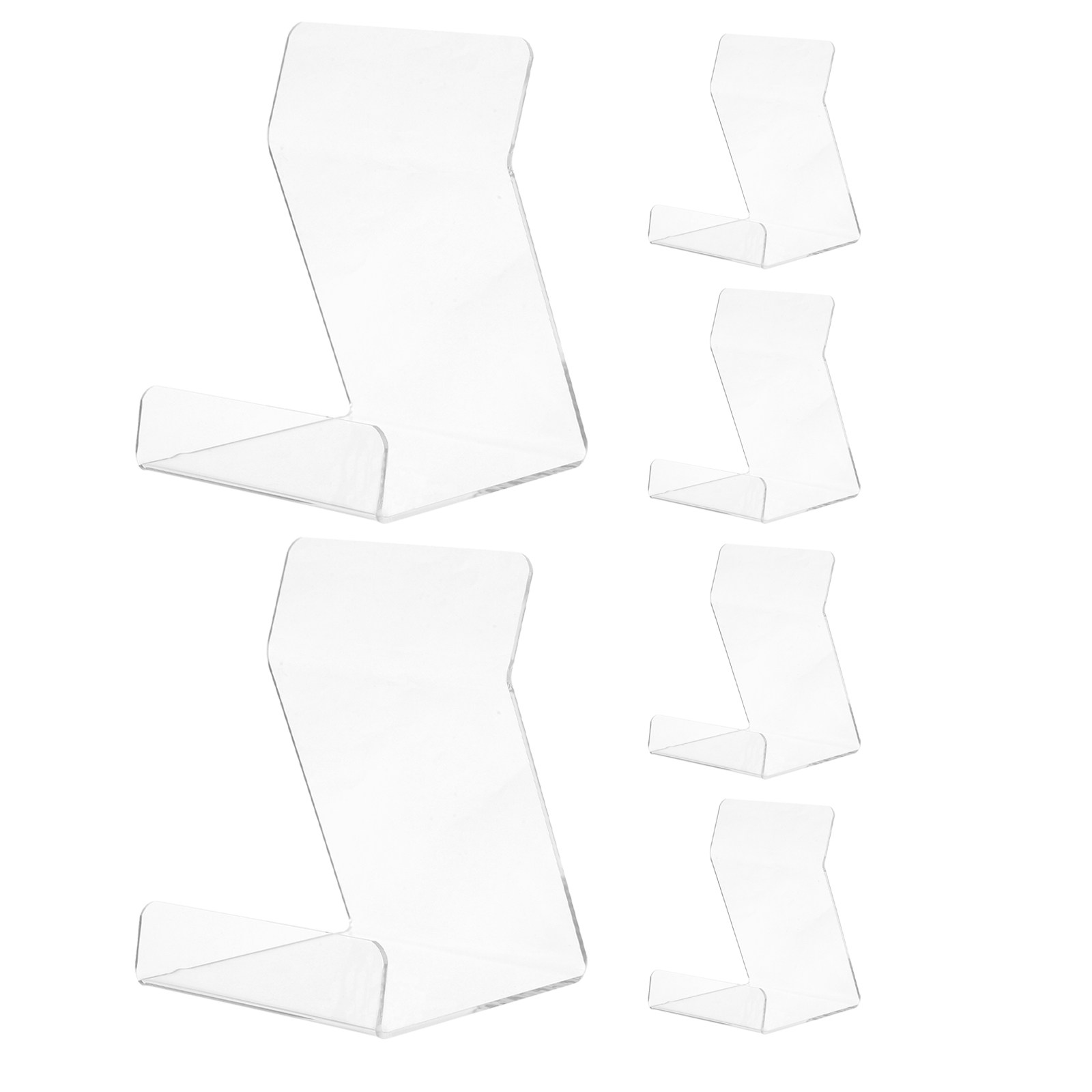 6 piezas de soportes de exhibi - Clear Acrylic Book Stand Holder reseña y precio
