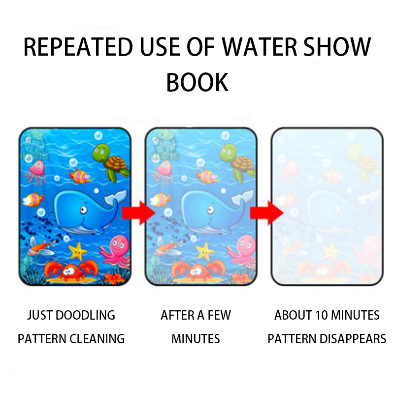 Libro mágico Montessori para d - Reusable Water Magic Coloring Book reseña y precio
