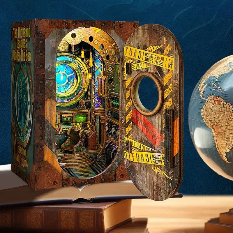 Estantería de Libros 'Diez Mil - Diy Wooden Book Nook Kit Shelf Insert reseña y precio