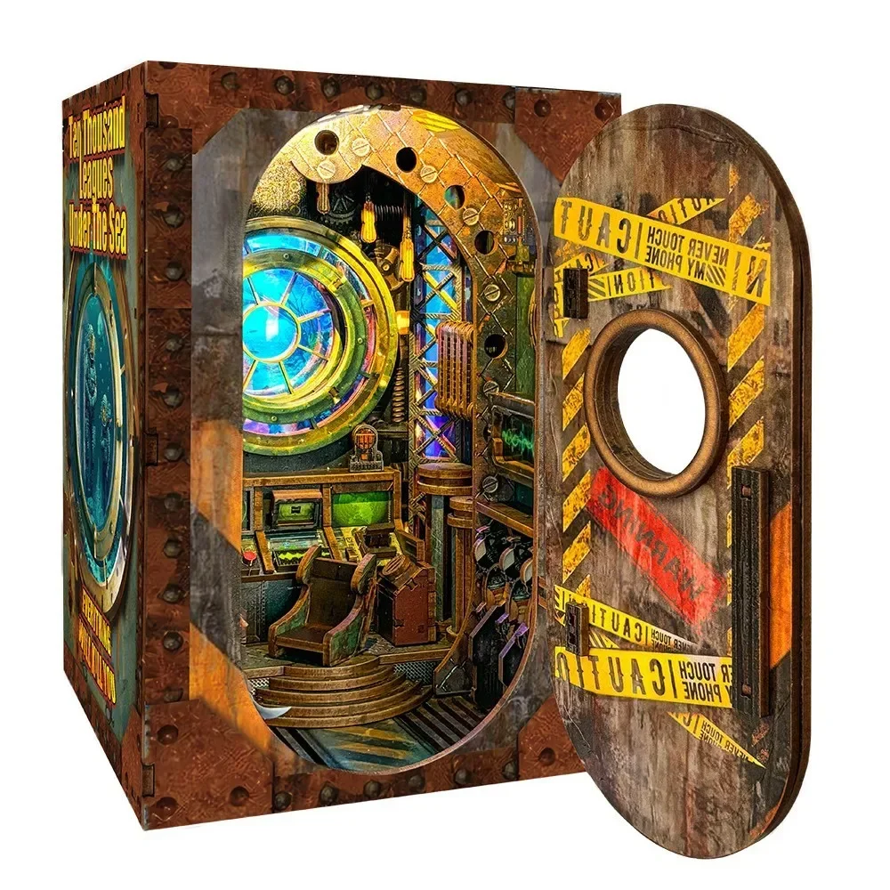 Estantería de Libros 'Diez Mil - Diy Wooden Book Nook Kit Shelf Insert reseña y precio
