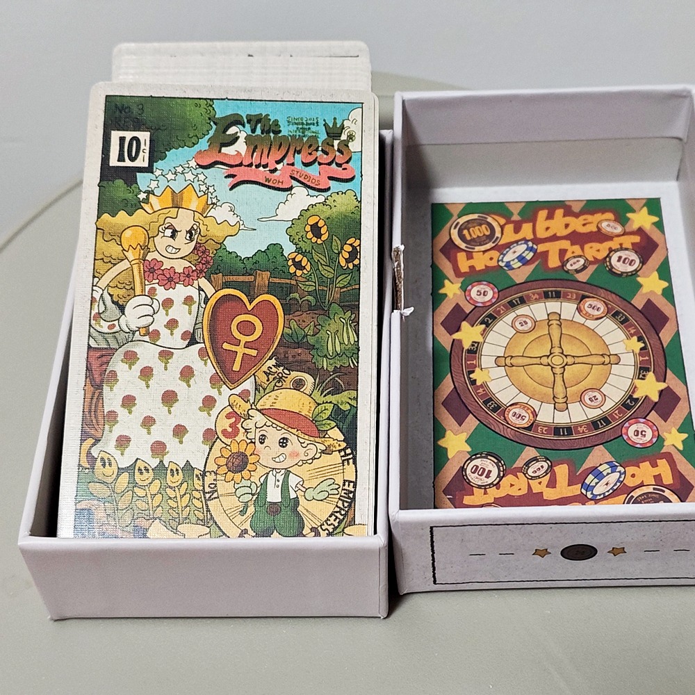 Baraja de Tarot Vintage Rubber - Tarot Deck With Guidebook reseña y precio