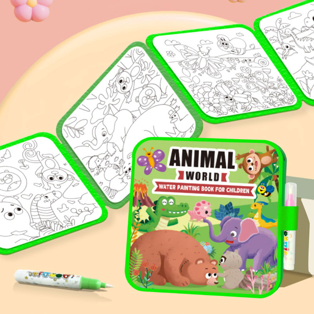Libros mágicos para colorear e - Reusable Water Magic Coloring Book reseña y precio