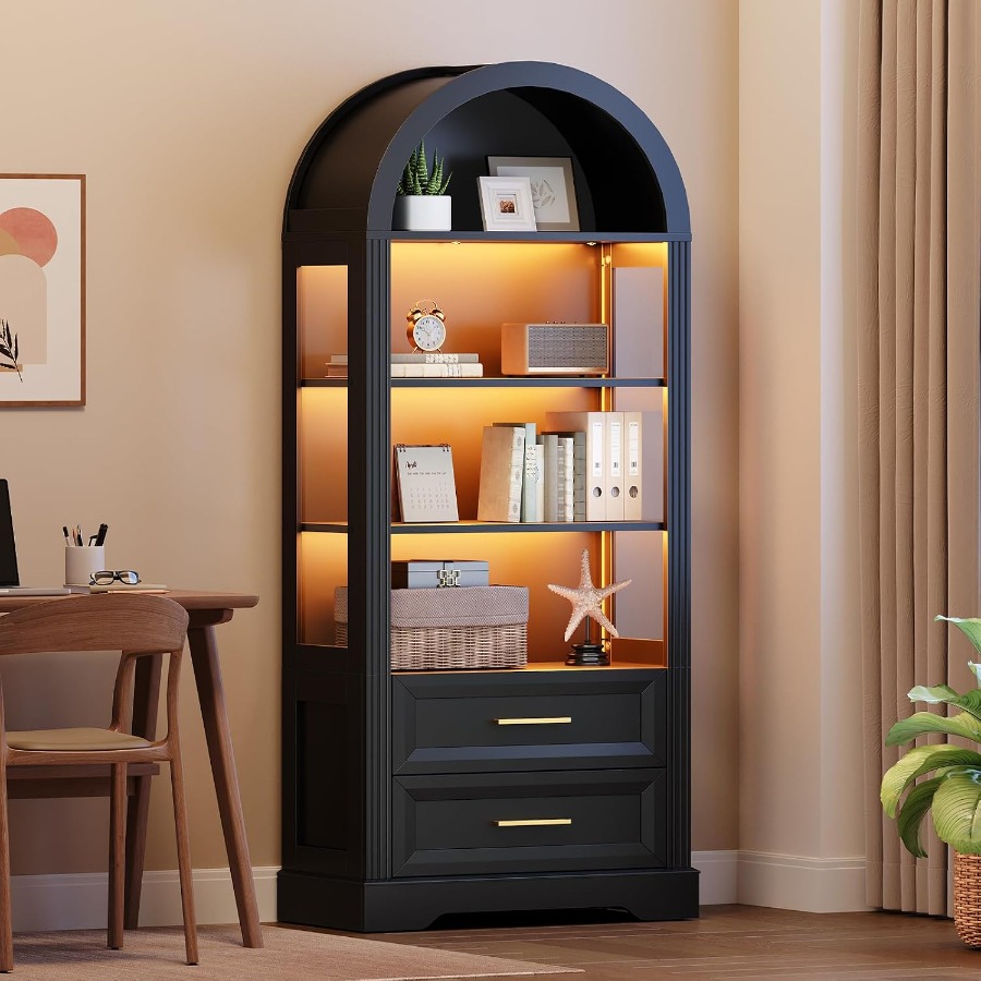 Vitrina, estantería alta con f - Books reseña y precio