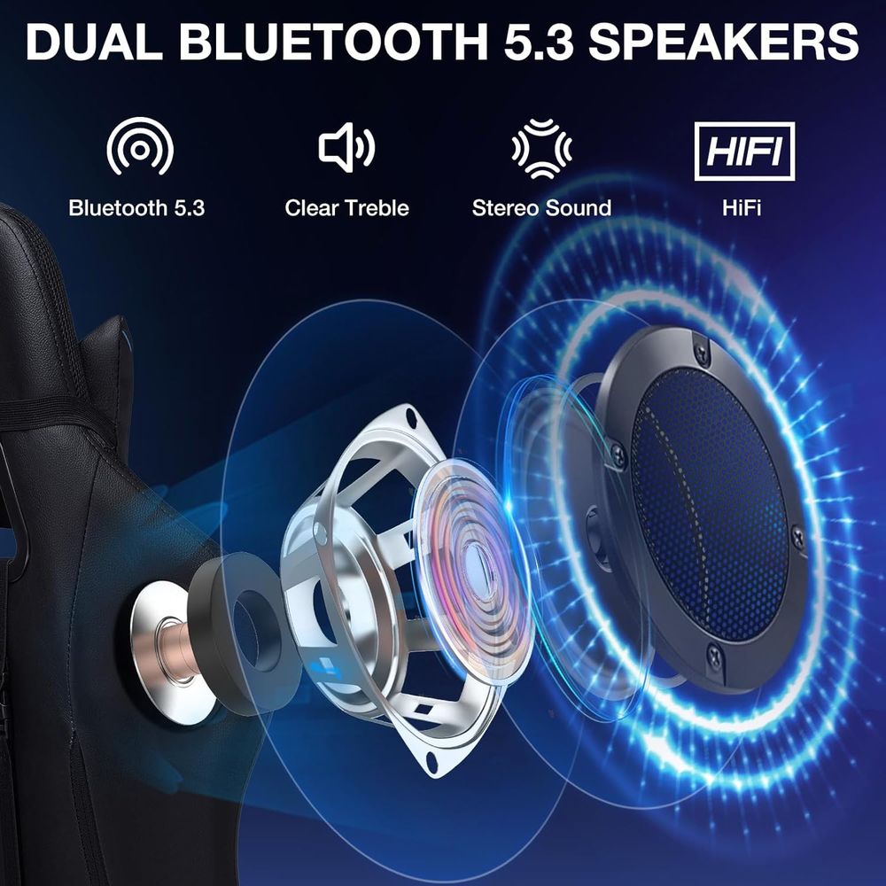 Silla Gaming RGB con Altavoces - Music reseña y precio
