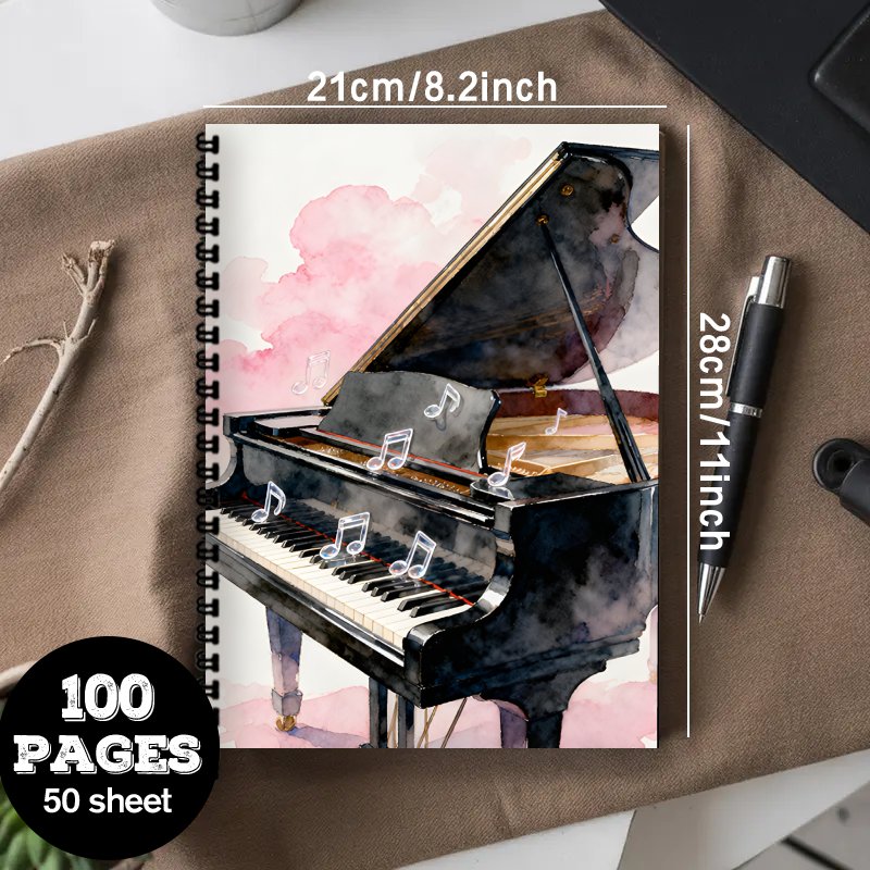 Cuaderno de Música Tamaño A4,  - Blank Sheet Music Notebook reseña y precio