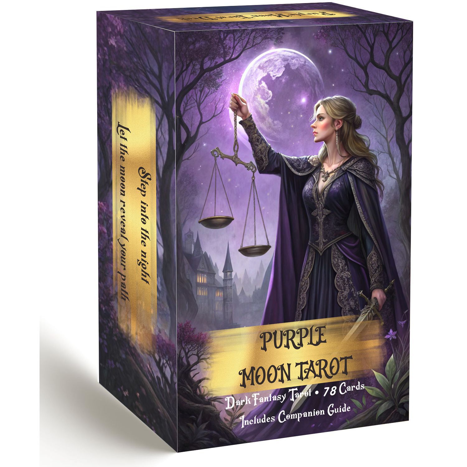Baraja de cartas de tarot Purp - Tarot Deck With Guidebook reseña y precio