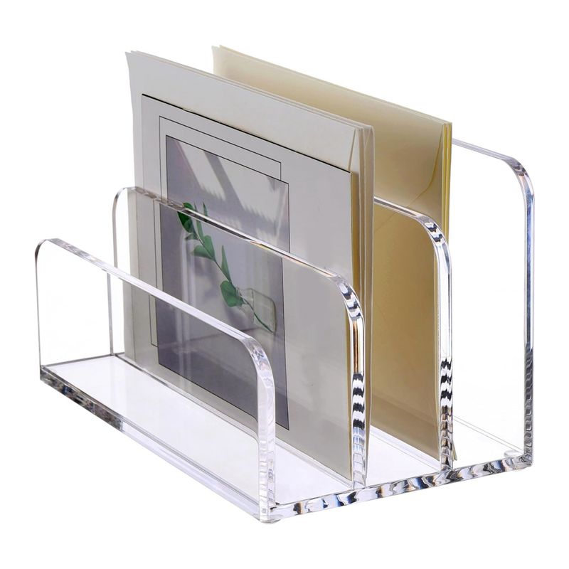 Voltvibe: organizador de escri - Clear Acrylic Book Stand Holder reseña y precio
